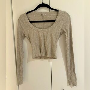 Reformation Paige Knit Rib Scoop Neck